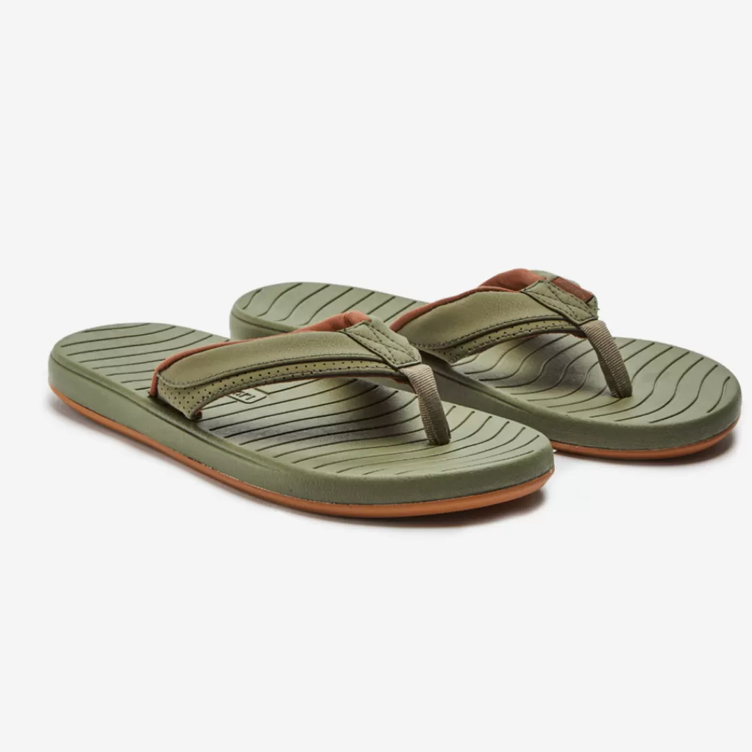 Best Hari Mari Brazos Flip Flops Men's Brazos Olive