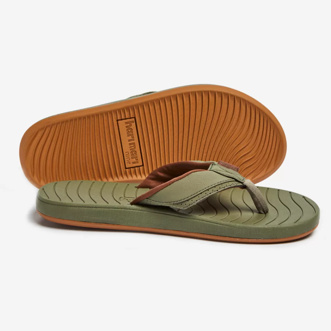 Best Hari Mari Brazos Flip Flops Men's Brazos Olive