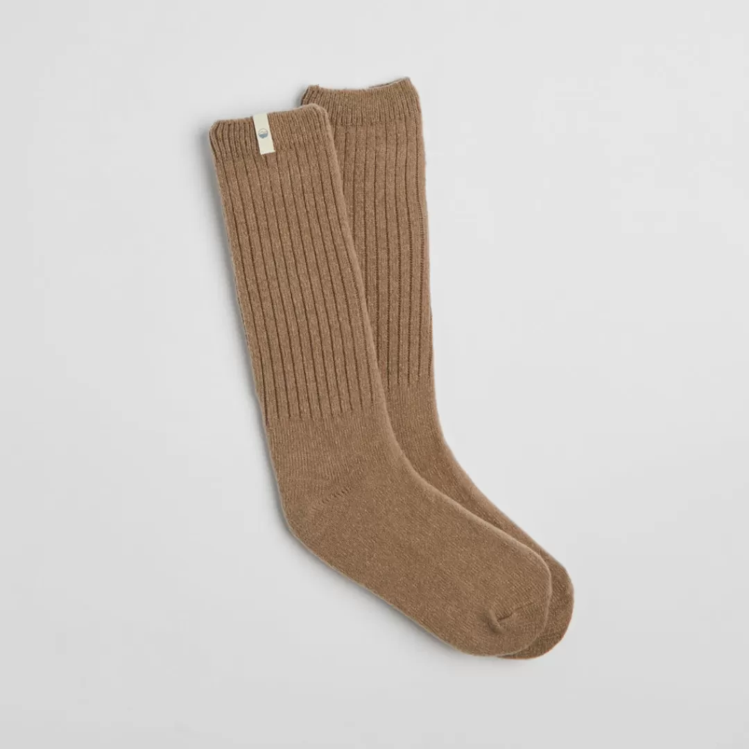 New Hari Mari CloudComfort Crew Socks Camel