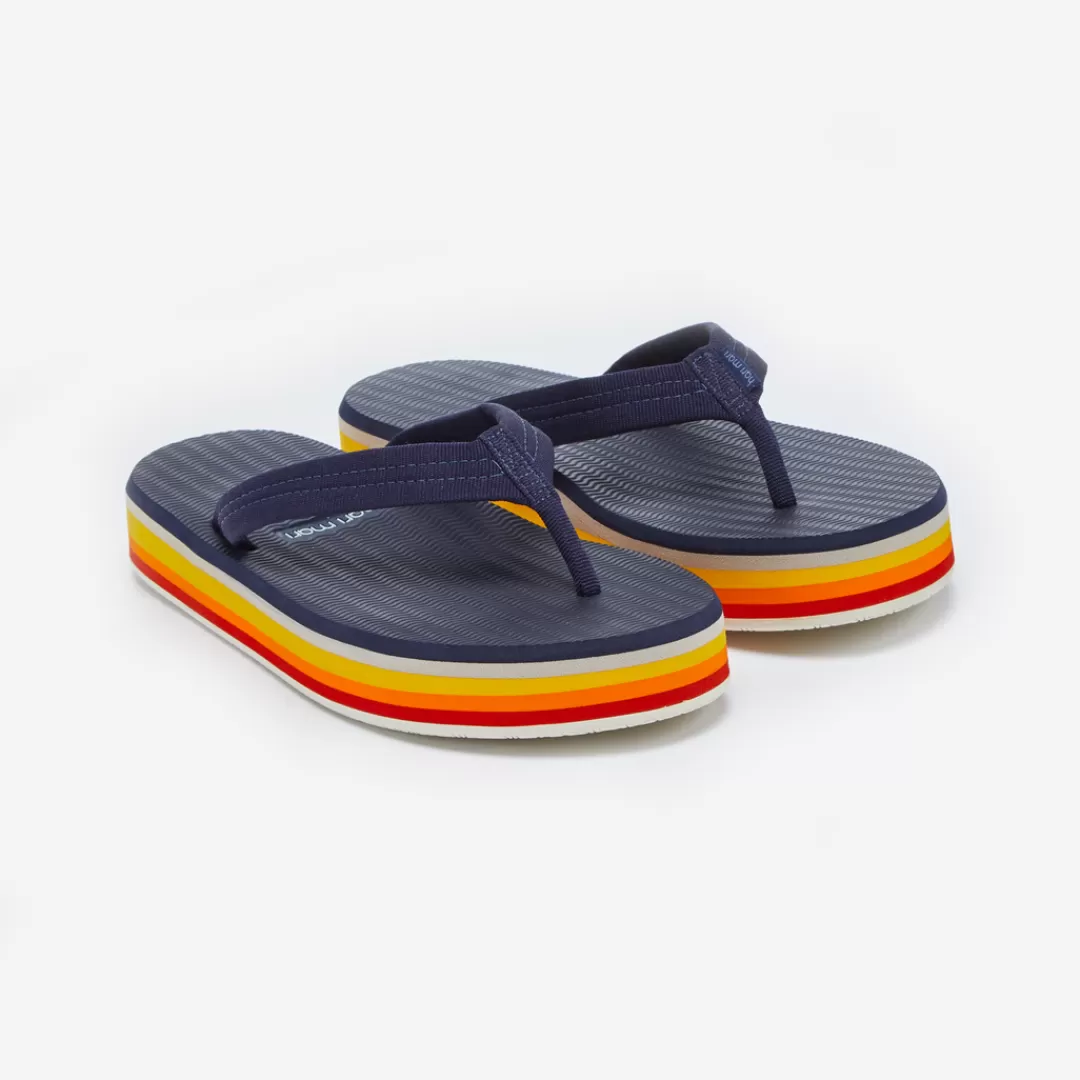 Best Hari Mari Dunes Sunset Flip Flops Sunset Navy