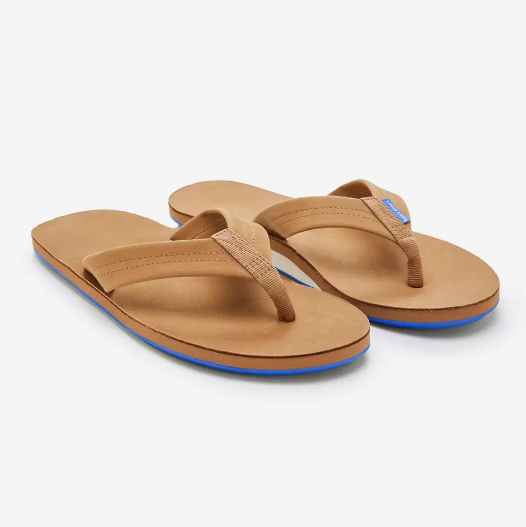 Hot Hari Mari Fields Flip Flops Men's Fields Tan Blue