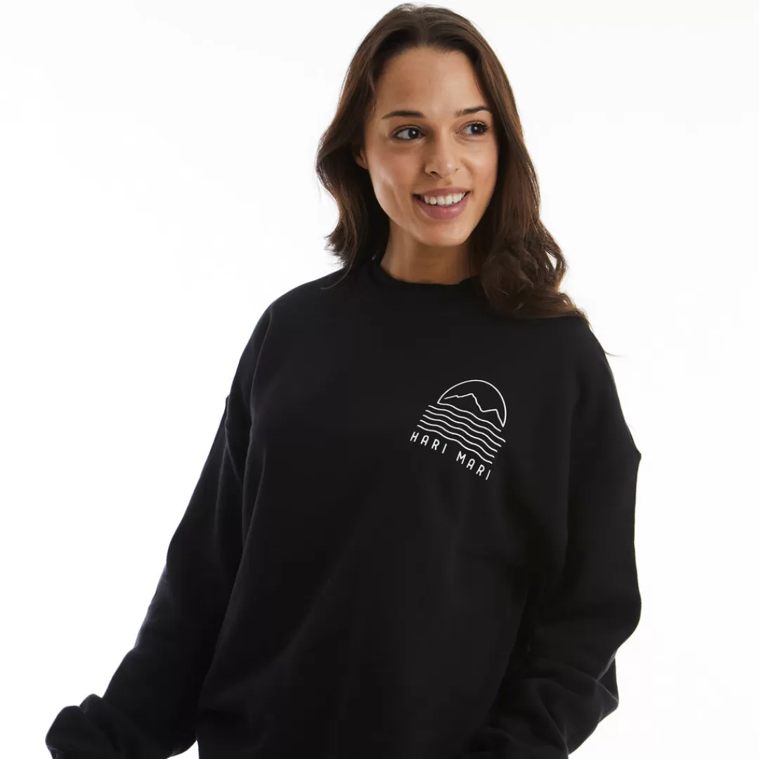 Store Hari Mari Sun & Sea Fleece Crewneck Sun Sea Black