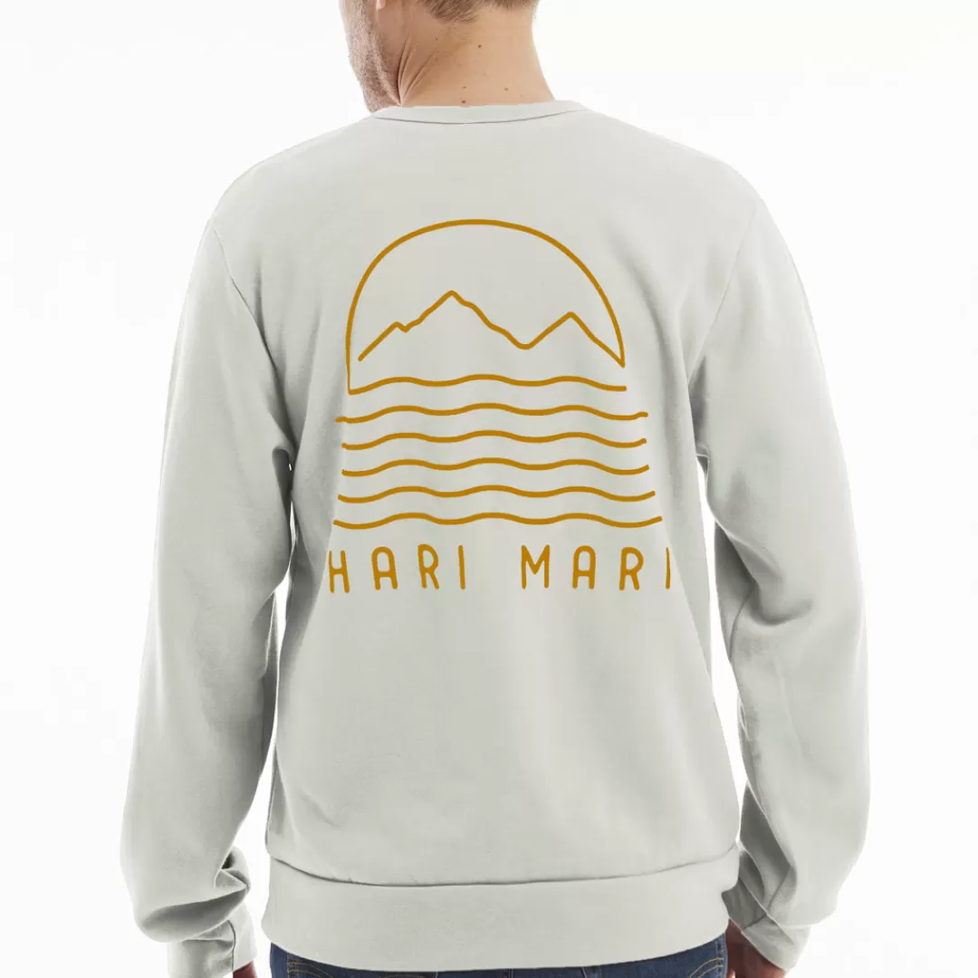 Flash Sale Hari Mari Sun & Sea Fleece Crewneck Sun Sea Heather Dust