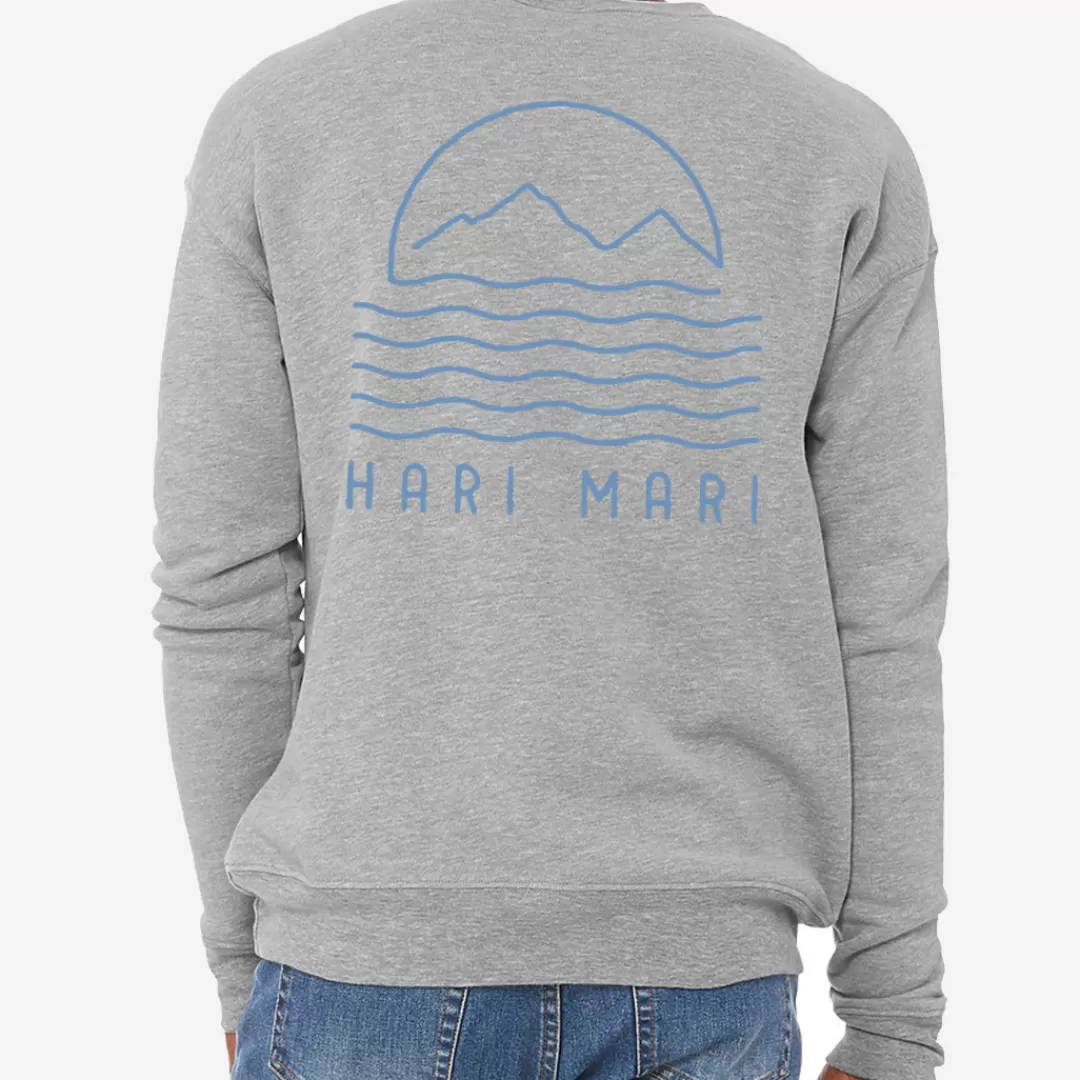 Online Hari Mari Sun & Sea Fleece Crewneck Sun Sea Stone