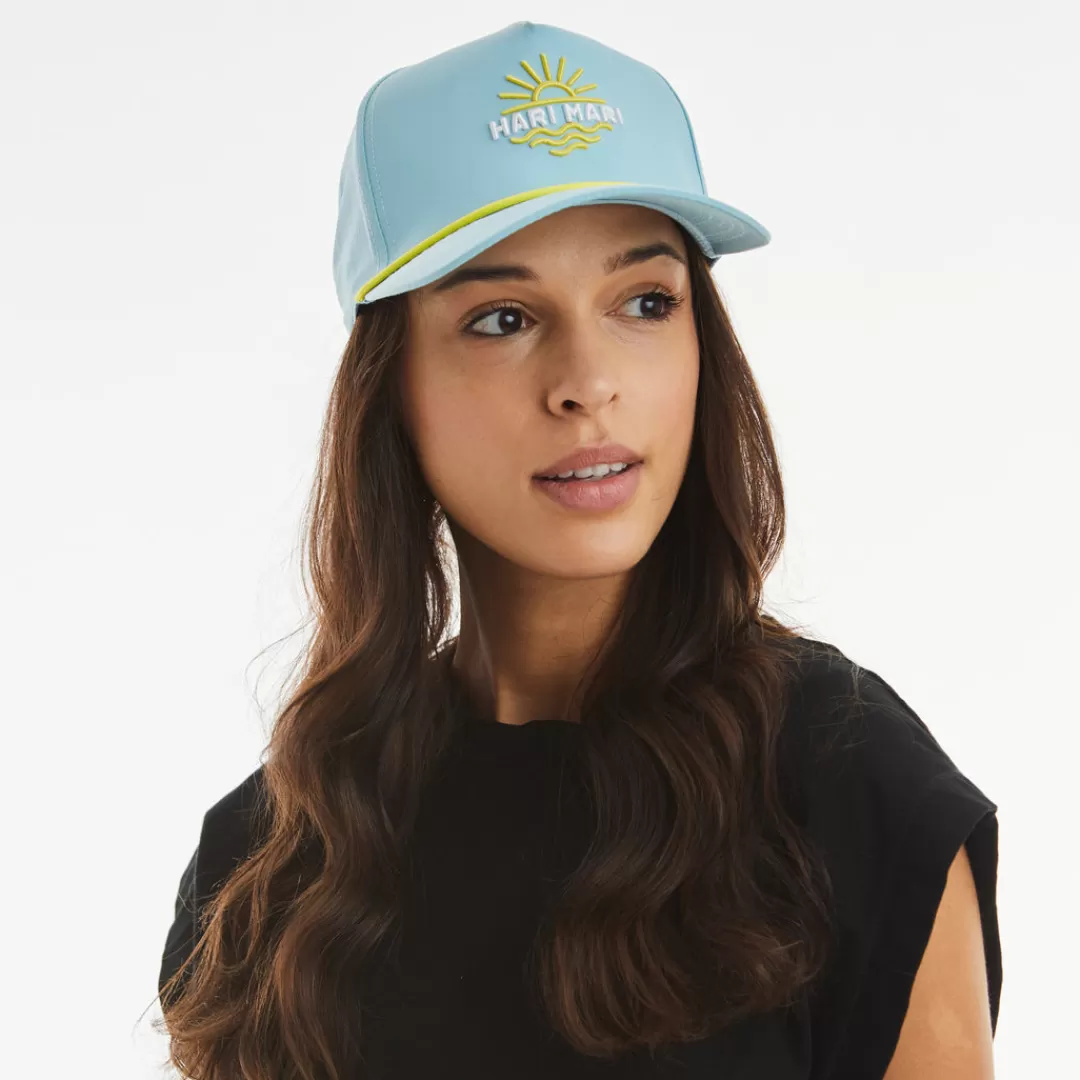 Flash Sale Hari Mari Sun Wave Hat Sun Wave Ocean Blue